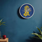 Horloge islamique Allah à cadre en bois