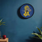 Horloge islamique Allah à cadre en bois