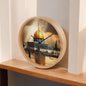 Horloge islamique le Dôme du Rocher cadre en bois