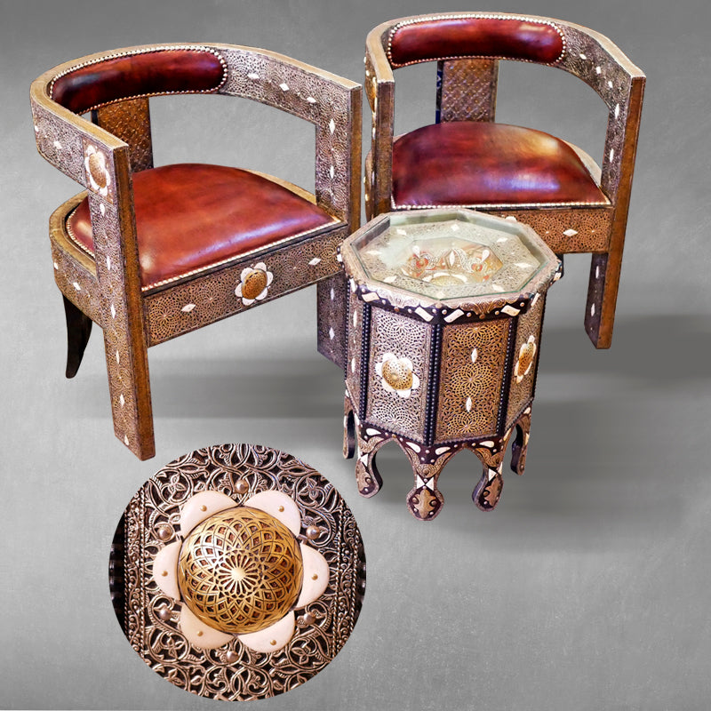 Salon fauteuil marocain 2 personne