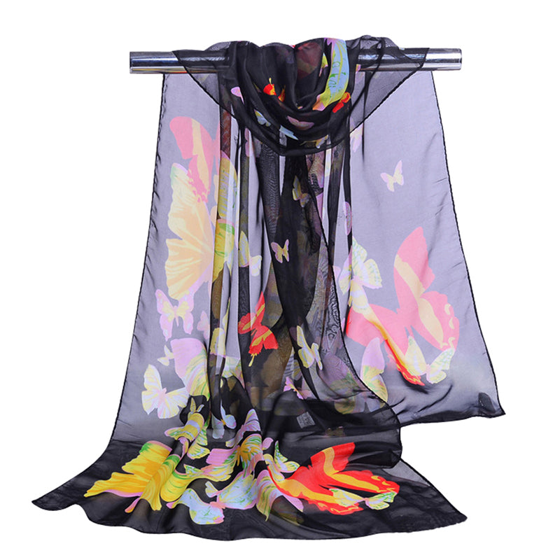 Hijab mousseline extra long