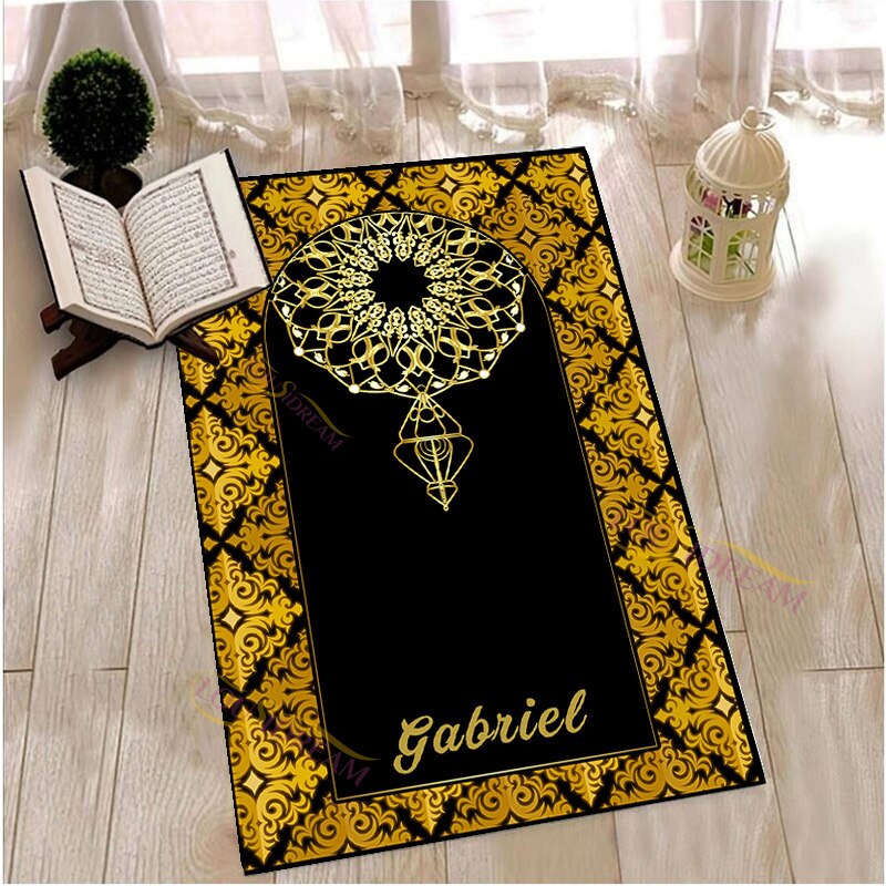 Tapis de prière personnalisé de prière Cadeau islamique