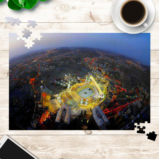 Puzzle la Mecque vue du ciel