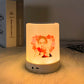 Cylindrical Bluetooth Portable Speaker Lamp LED Light