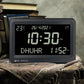 Horloge Azan 8 Sons Grand écran LCD Multi-langues Calendriers grégoriens Hiji prière musulmane