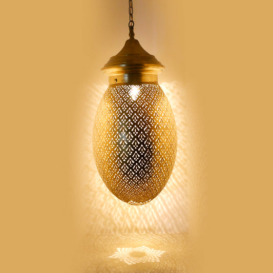 Lampe en cuivre artisanat maroc